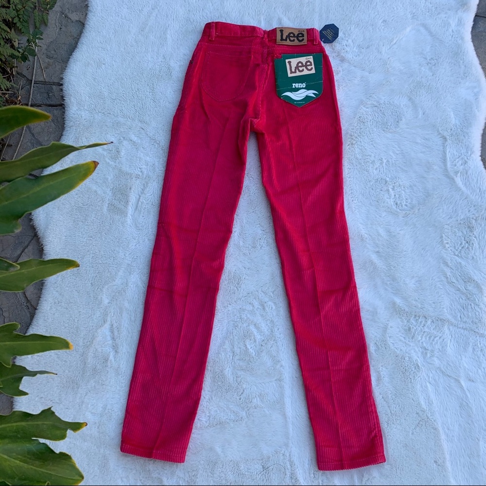 90’s Vintage high waist chunky Lee corduroys - Picture 6 of 12
